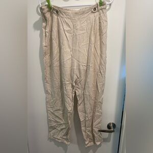 SHEIN XL Beige / khaki dress pants